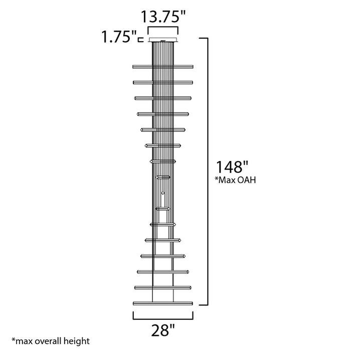 ET2 E21379 Hover 16-lt LED Pendant