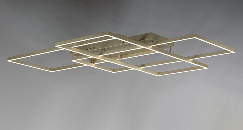 ET2 E21513 Traverse 12-lt LED Flush Mount - Champagne