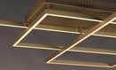 ET2 E21513 Traverse 12-lt LED Flush Mount - Champagne