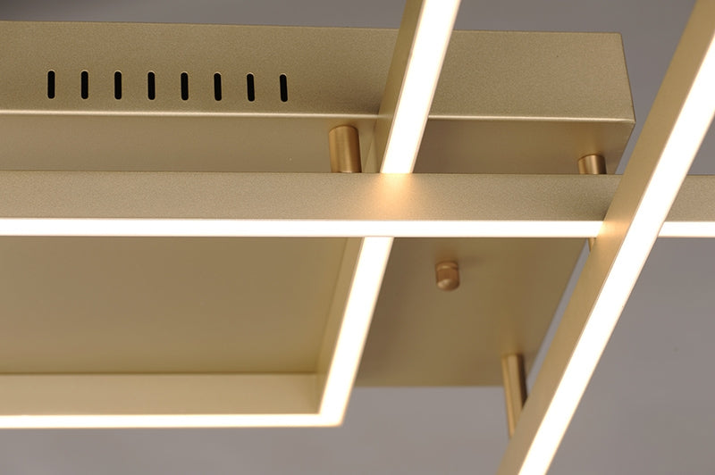 ET2 E21513 Traverse 12-lt LED Flush Mount - Champagne