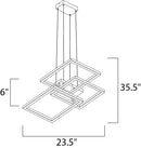 ET2 E21515 Traverse 12-lt LED Pendant - Champagne