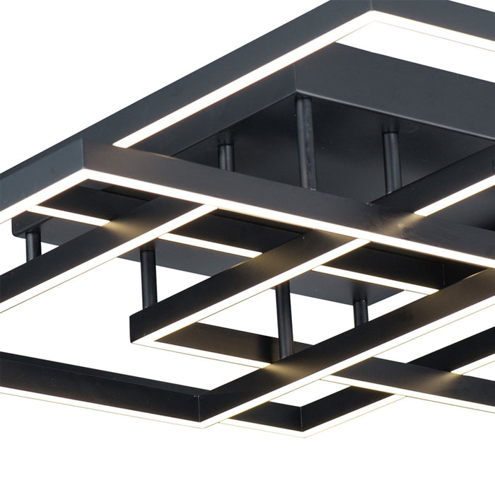 ET2 E21518 Traverse 1-lt LED Flush Mount - Black