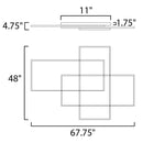 ET2 E21519 Traverse 1-lt LED Flush Mount