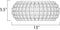 ET2 E21800 Bijou 4-lt Flush Mount