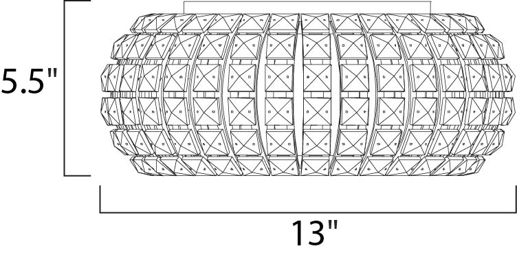 ET2 E21800 Bijou 4-lt Flush Mount