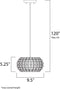 ET2 E21803 Bijou 3-lt Pendant