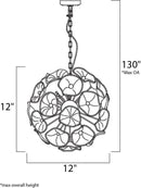 ET2 E22090 Fiori 8-lt Pendant