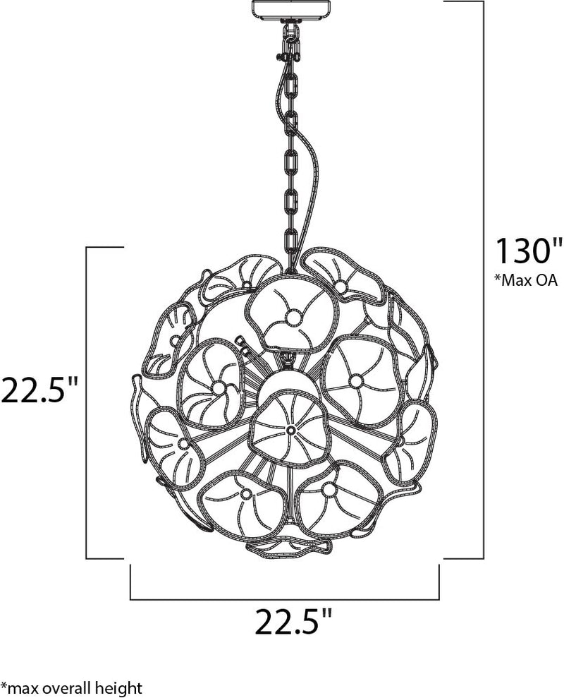 ET2 E22094 Fiori 20-lt Pendant