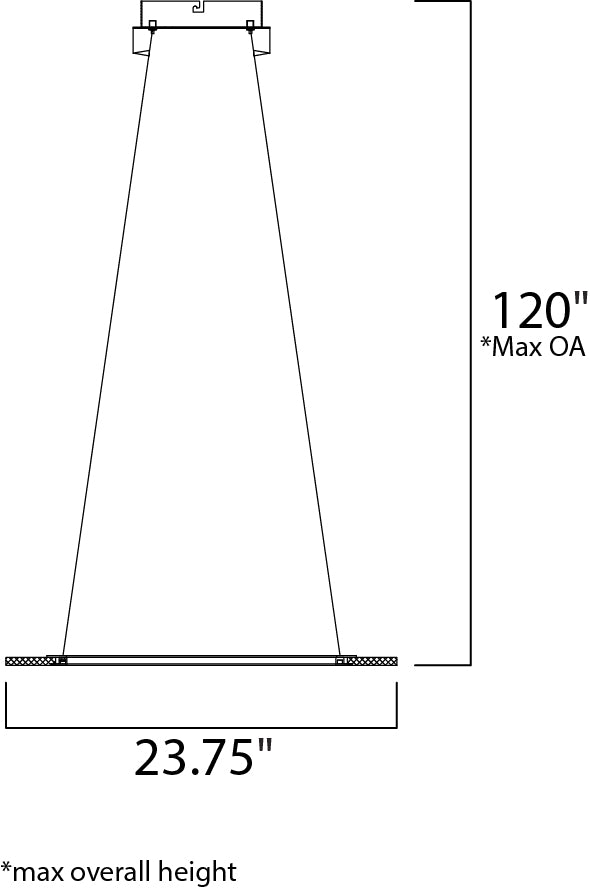 ET2 E22653 Saturn II 23" Wide LED Pendant