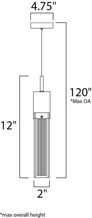 ET2 E22761 Fizz III 1-lt LED Mini Pendant