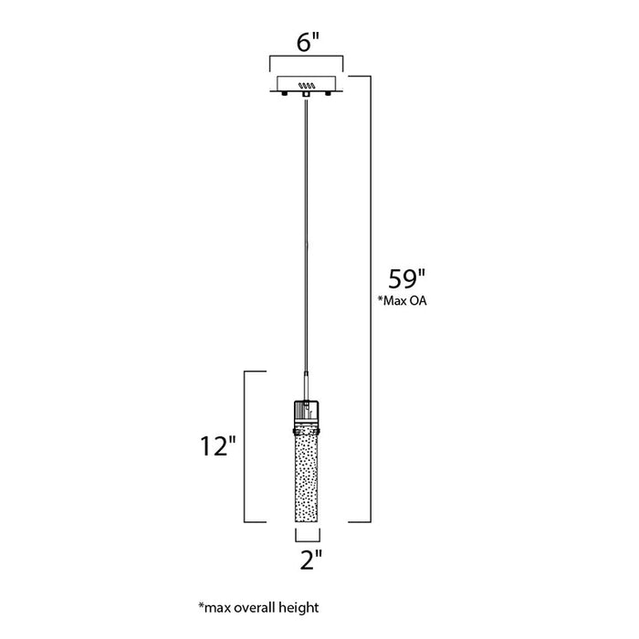 ET2 E22771 Fizz IV 1-lt LED Mini Pendant