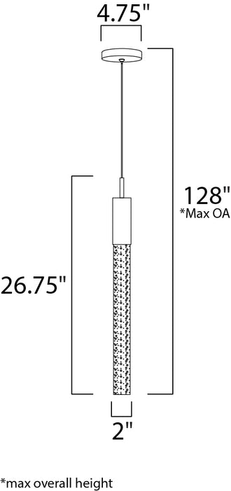 ET2 E22871 Big Fizz 1-lt LED Pendant