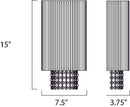 ET2 E23131 Spiral 2-lt Wall Sconce
