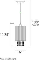 ET2 E23140 Spiral 1-lt Pendant