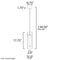 ET2 E23310 Centrum Small 1-lt LED Pendant