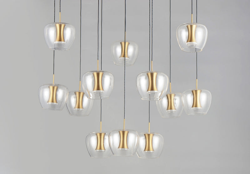 ET2 E24167 Newton 12-lt LED Pendant