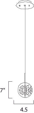 ET2 E24251 Orb 1-lt Pendant
