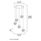ET2 E24264 Orb II 5-lt LED Pendant