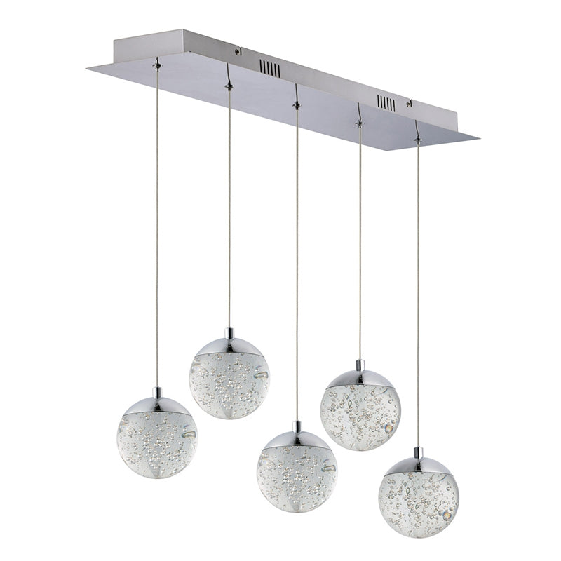 ET2 E24265 Orb 5-lt LED Linear Pendant