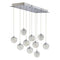 ET2 E24266 Orb 10-lt LED Linear Pendant