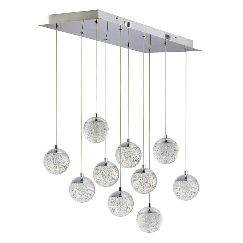 ET2 E24266 Orb 10-lt LED Linear Pendant