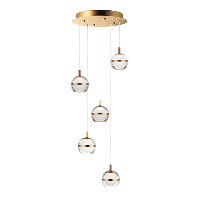 ET2 E24595 Swank 5-lt LED Pendant
