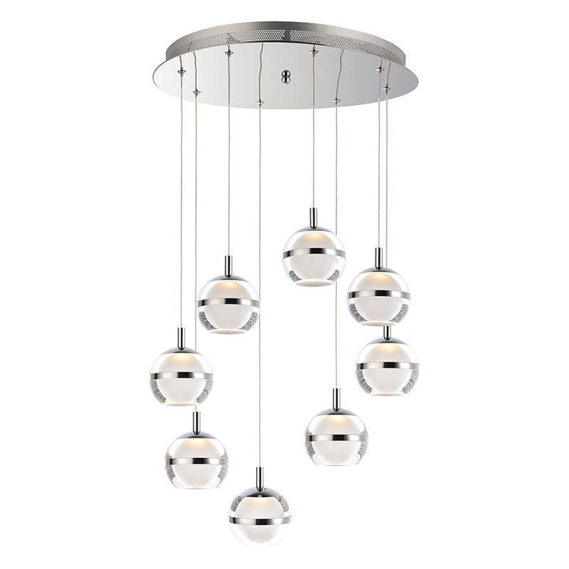 ET2 E24598 Swank 8-lt LED Pendant