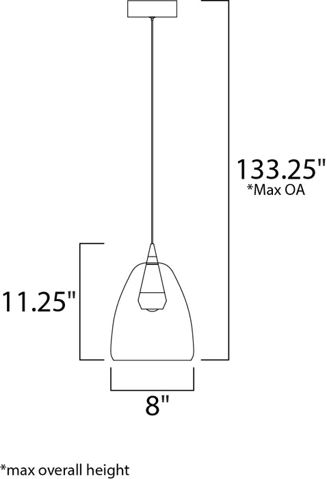 ET2 E24608 Sven 1-lt LED Pendant