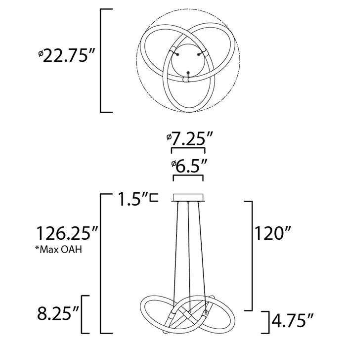 ET2 E24644 Tracer LED Pendant