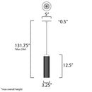 ET2 E25038 Pleat 1-lt LED Pendant