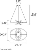 ET2 E30647 Twisted 1-lt LED Pendant