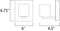 ET2 E32031 Blocs 1-lt LED Wall Sconce