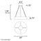 ET2 E32787 Pipes 26-lt LED Pendant
