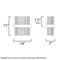 ET2 E34201 Chimes 2-lt LED Wall Sconce