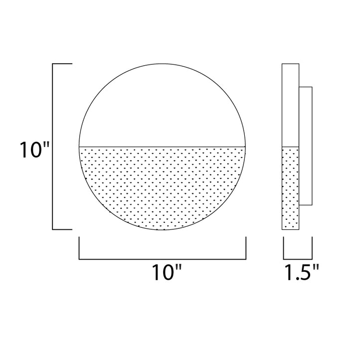 ET2 E41280 Alumilux 2-lt LED Outdoor Wall Sconce