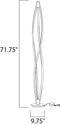 ET2 E41398 Cyclone 3-lt LED Floor Lamp