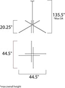 ET2 E41443 Alumilux 4-lt LED Pendant