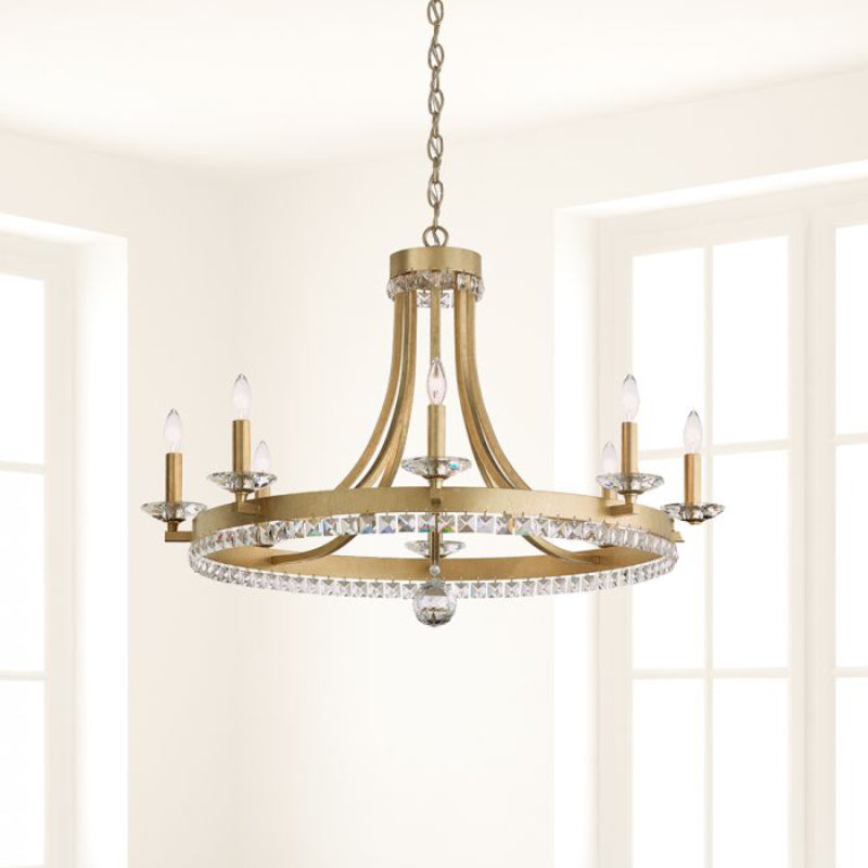 Schonbek ER1008 Early American 8-lt 31" Chandelier