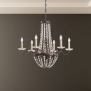 Schonbek ER1016 Early American 6-lt 25" Chandelier