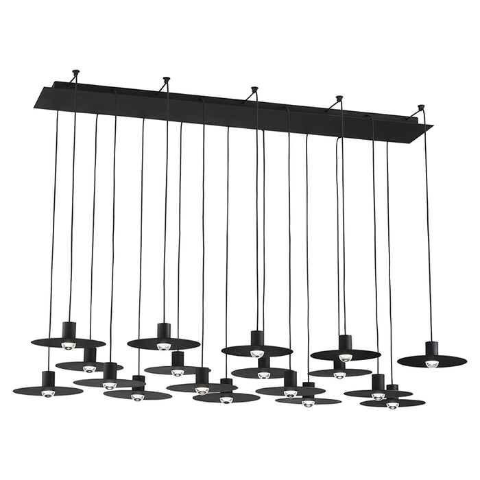 Tech 700TRSPEVS18 Eaves 18-lt 50" LED Chandelier