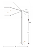 Equo LED Floor Lamp by Koncept