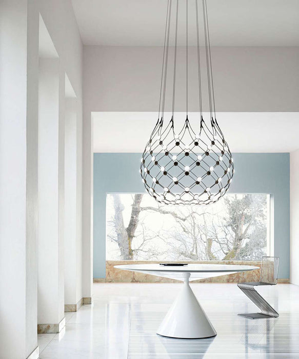 Luceplan D86KT100 Mesh 39" LED Pendant