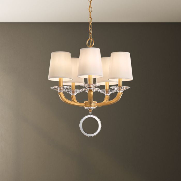 Schonbek MA1005 Emilea 5-lt 20" Chandelier