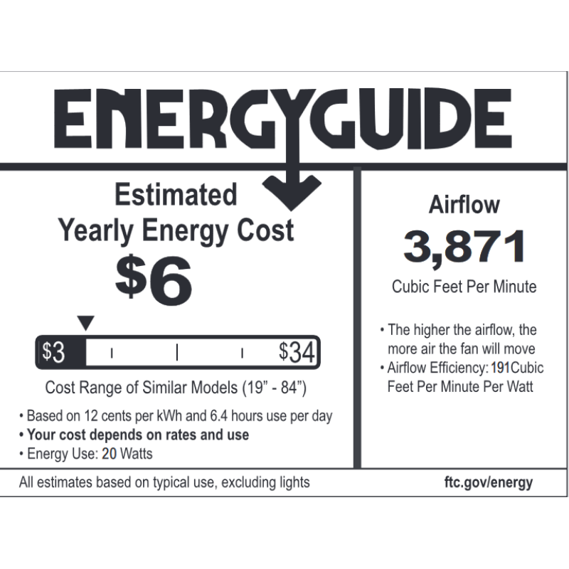 Modern Forms FR-W2202-54L Skylark 54" Outdoor Ceiling Fan with LED Light Kit, 2700K