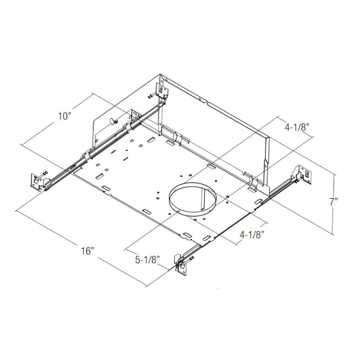 Elite ER3-LED-1200L 3" Architectural High Lumen Adjustable LED Downlight Housing - 1200 Lumen, 120V