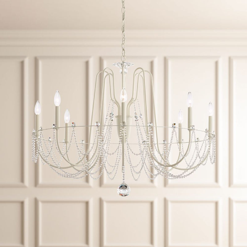 Schonbek AR1008 Esmery 8-lt 37" Chandelier