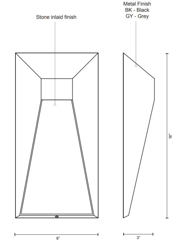 Kuzco EW53916 Twilight LED Outdoor Wall Light
