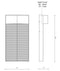 Kuzco EW54016 Element LED Outdoor Wall Light