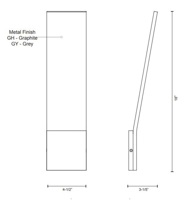 Kuzco EW7918 Nevis LED Outdoor Wall Light