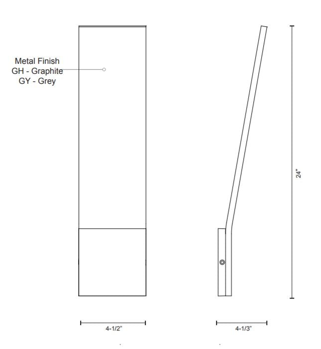Kuzco EW7924 Nevis LED Outdoor Wall Light